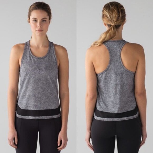 Lululemon Smooth Stride Tank Sea Spray Alpine White L147 - Picture 1 of 9